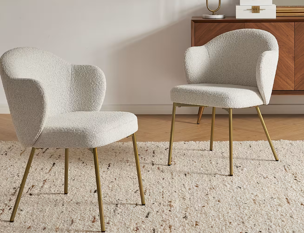 Simone Chair, (Performance Infinity) White Quartz