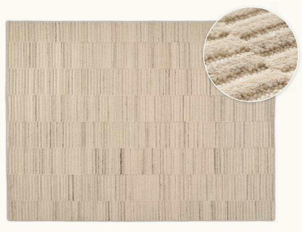 Talia Wool Area Rug Sand 9'x 12'
