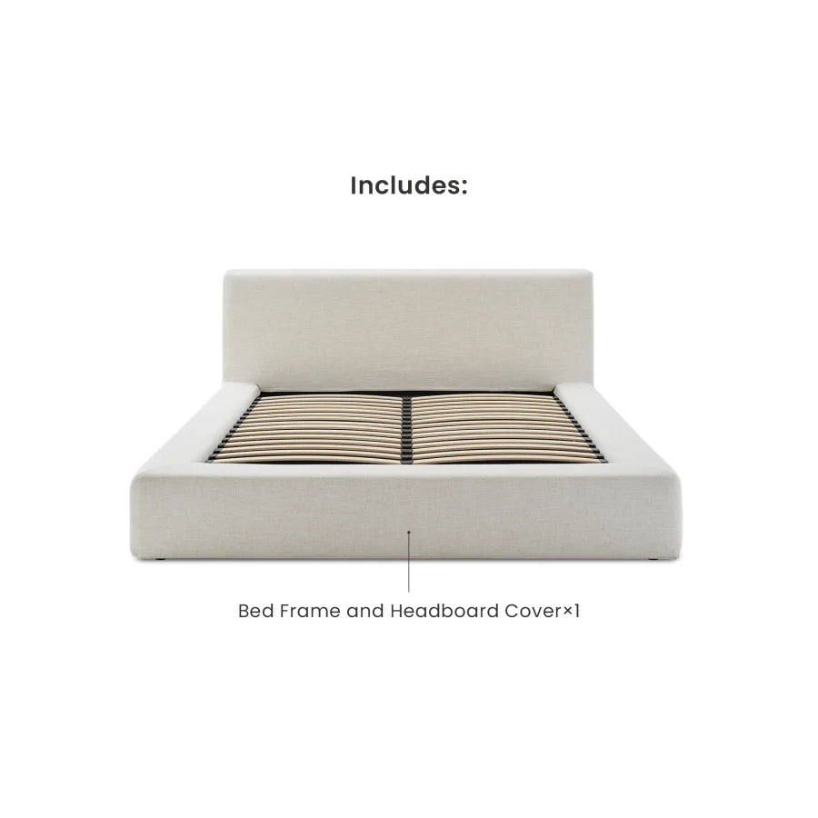 Dawson King Size Storage Bed Cover, (Navagio) Beach Linen (US Ver)