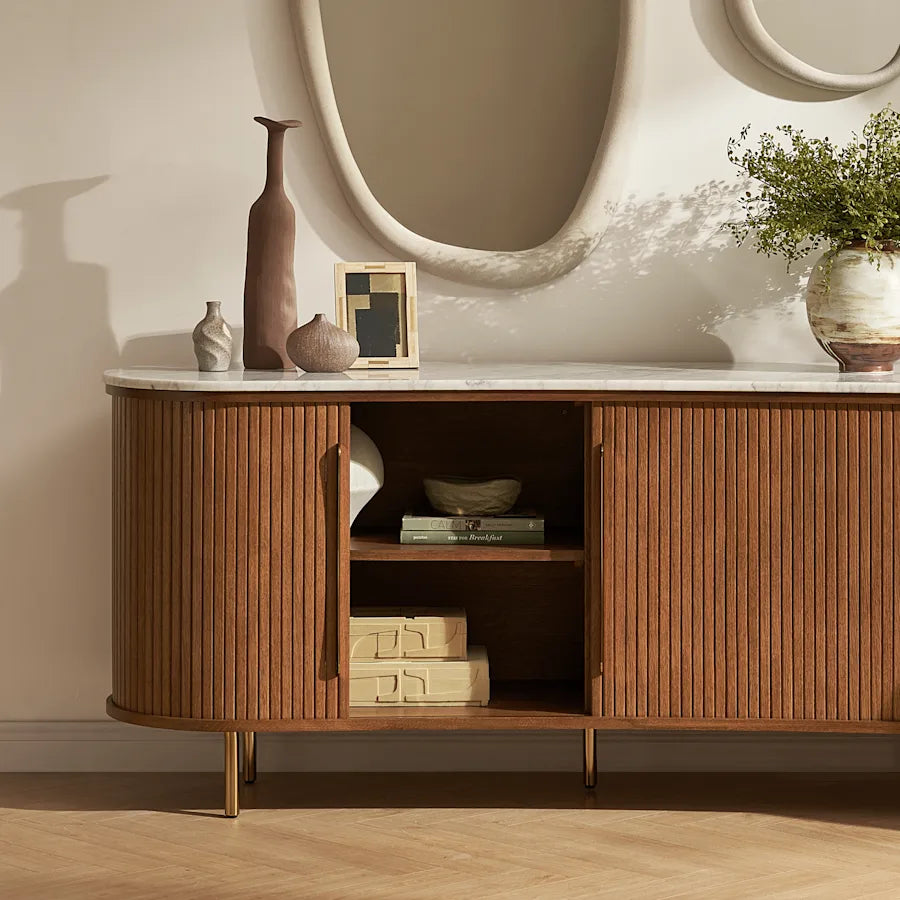 Harper Marble TV Console