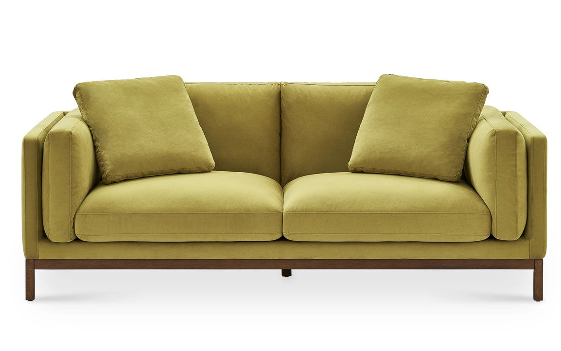 Owen 3 Seater Sofa Olive Gold
