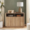Brooklyn Corner TV Stand, Golden Oak
