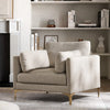 Adams Armchair, (Twill) Pearl Beige