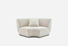 Auburn Curve Wedge Sofa, (Performance Cambria) Chalk