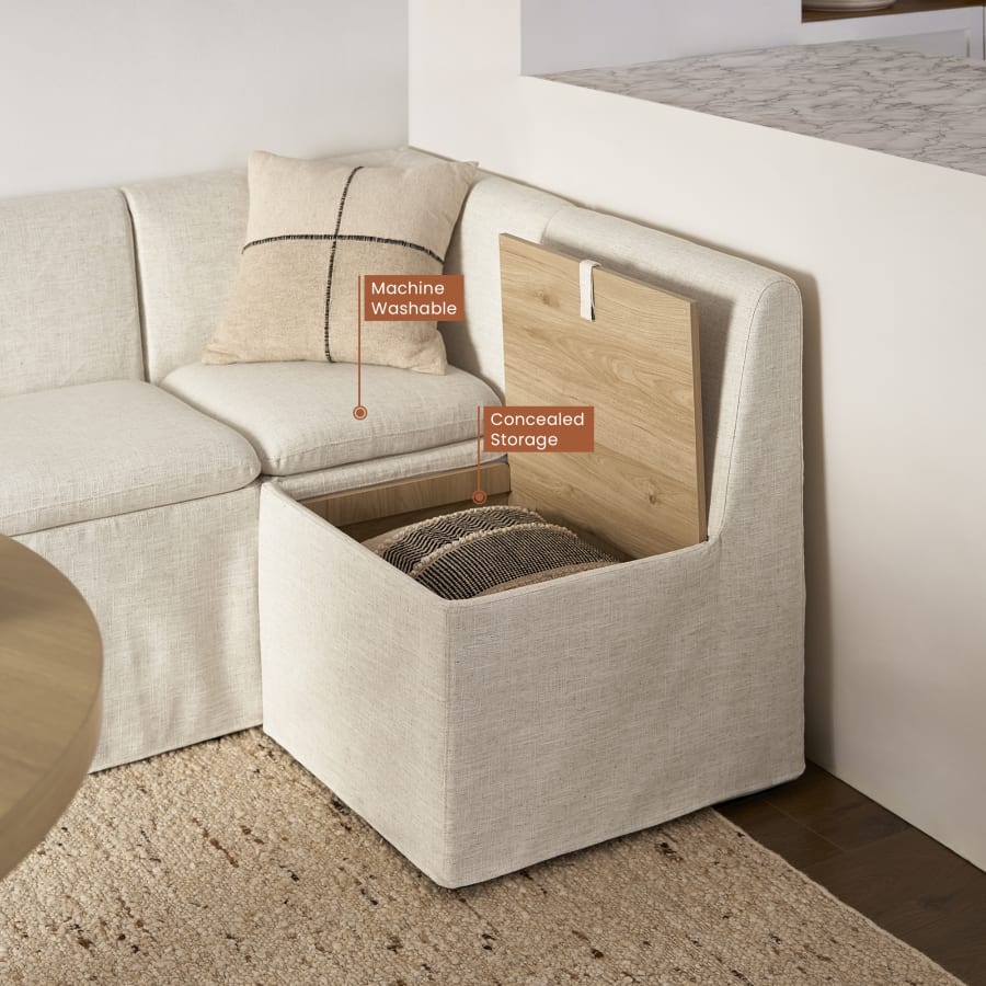 Callie Storage Banquette Bench