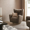 Colette Swivel Armchair Teddy Brown