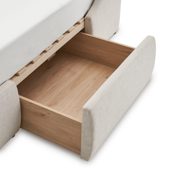Dalton Storage King Size Bed, Beach Linen (US Ver)