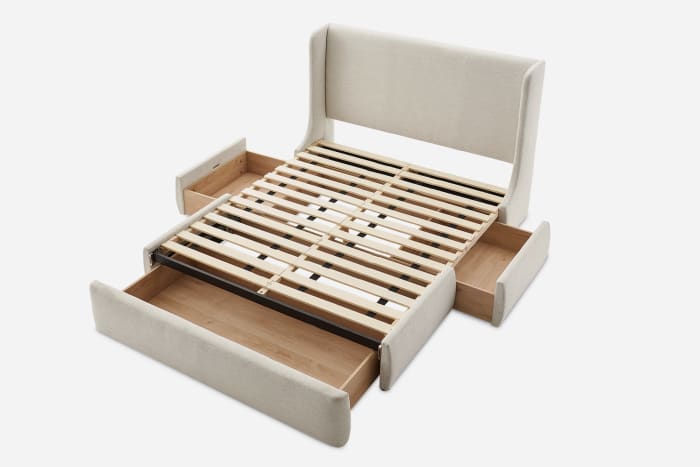 Dalton Storage King Size Bed, Beach Linen (US Ver)