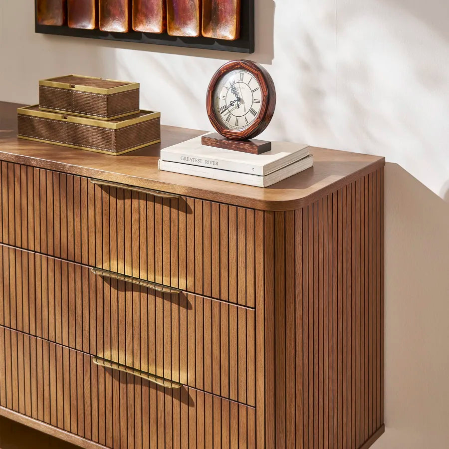 Harper 6 Drawer Dresser, Chestnut (US Ver)