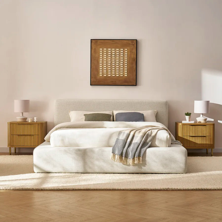 Harper Nightstand 60 cm, Chestnut