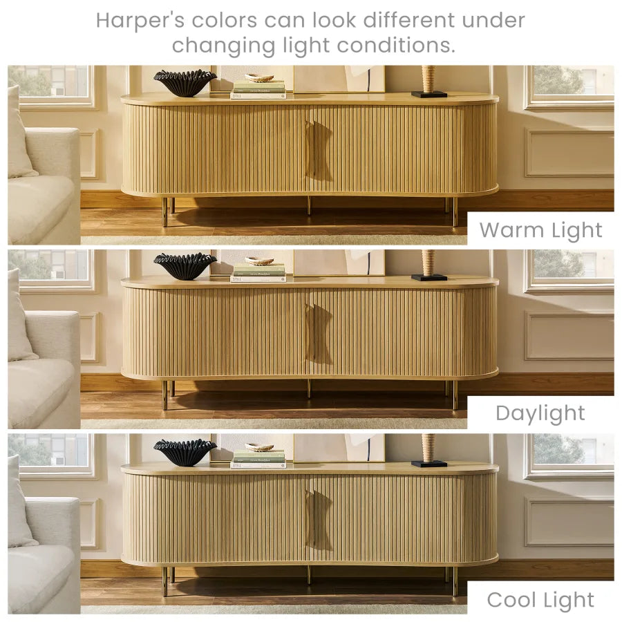 Harper Nightstand 60 cm, Chestnut