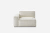 Jonathan Left Arm Sofa, (Performance Twill) Creamy White