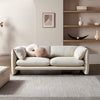 Lucas Performance Bouclé Sofa (Performance White Quartz)