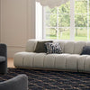 Marlow Armless 2 Seater Sofa ( White Quartz)