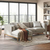 Owen Chaise Sectional Sofa Left Facing, (Twill) Pearl Beige
