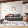 Remi 3 Seats Sofa, Ebony